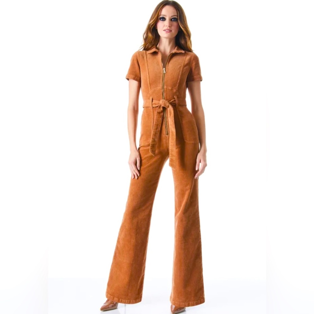 Alice + Olivia Georgous Wide Leg Jumpsuit
